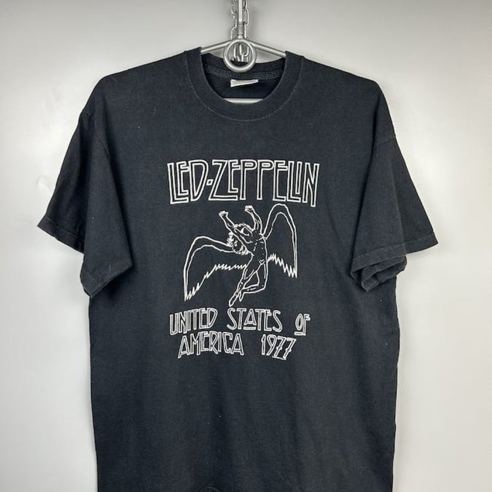 Vintage 2000s Led Zeppelin Swan Song Angel Band t Shirt